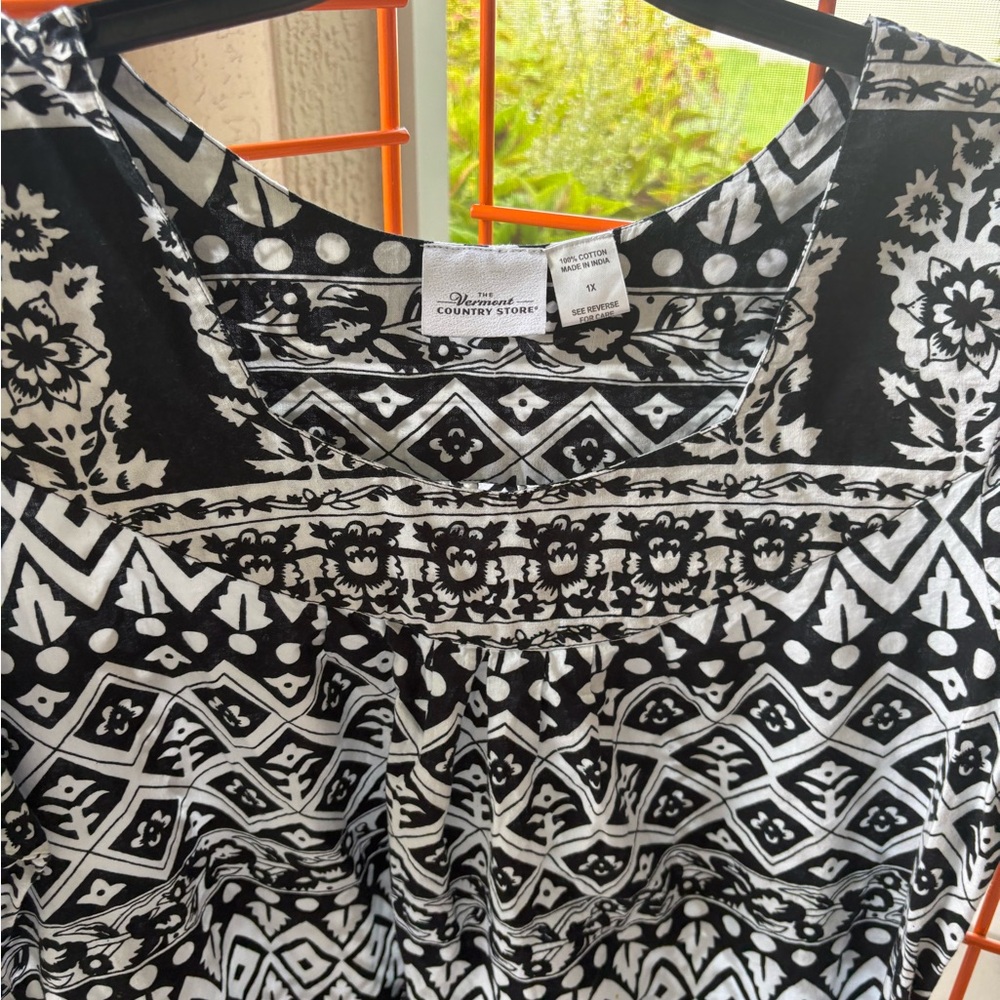 NWOT Vermont Country Store Cotton Dress Size 1X - Picture 4 of 7